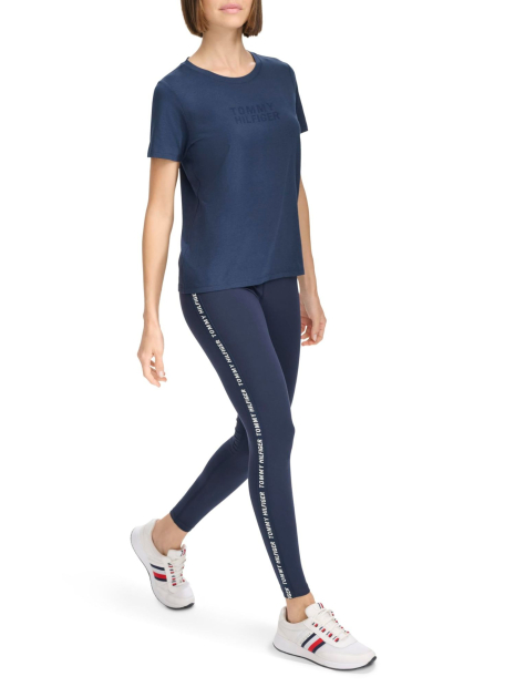 Футболка женская Tommy Hilfiger с логотипом 1159833683 (Синий XL)
