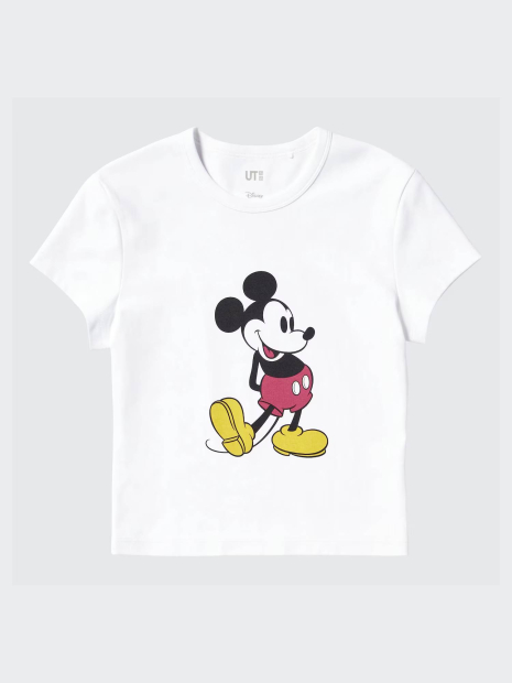 Футболка UNIQLO з принтом Mickey Mouse 1159833970 (Білий XS)