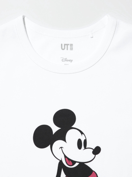 Футболка UNIQLO з принтом Mickey Mouse 1159833970 (Білий XS)