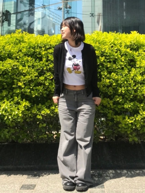 Футболка UNIQLO з принтом Mickey Mouse 1159833970 (Білий XS)