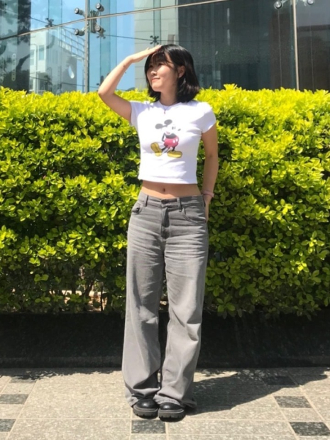 Футболка UNIQLO з принтом Mickey Mouse 1159833970 (Білий XS)