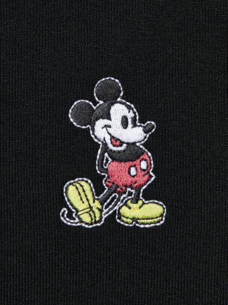 Футболка UNIQLO з вишивкою Mickey Mouse 1159833989 (Чорний M)