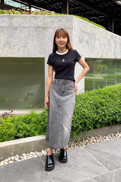 Футболка UNIQLO з вишивкою Mickey Mouse 1159833989 (Чорний M)