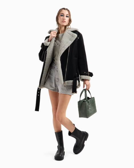Жіноча футболка Armani Exchange з логотипом 1159834432 (Сірий L)