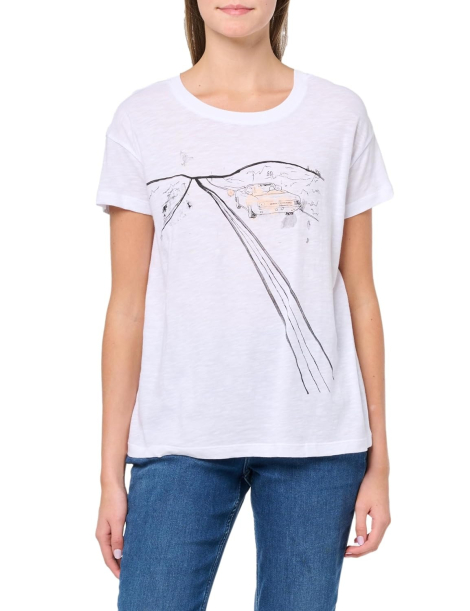 Жіноча футболка Armani Exchange 1159834939 (Білий XL)