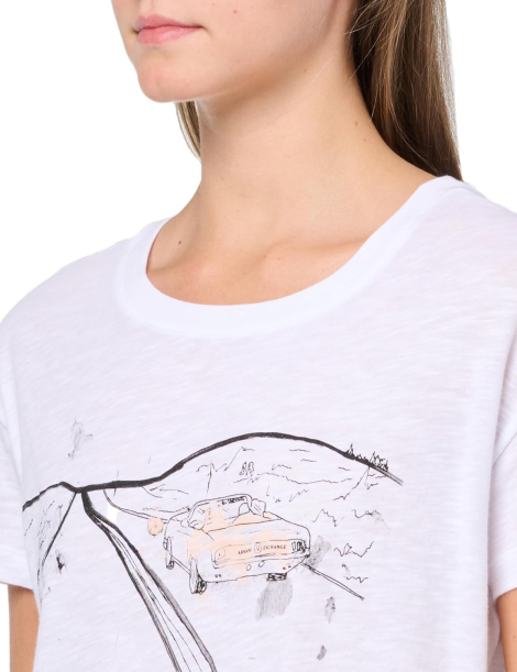 Жіноча футболка Armani Exchange 1159834939 (Білий XL)