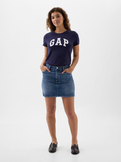 Женская футболка GAP с логотипом 1159836867 (Синий L)