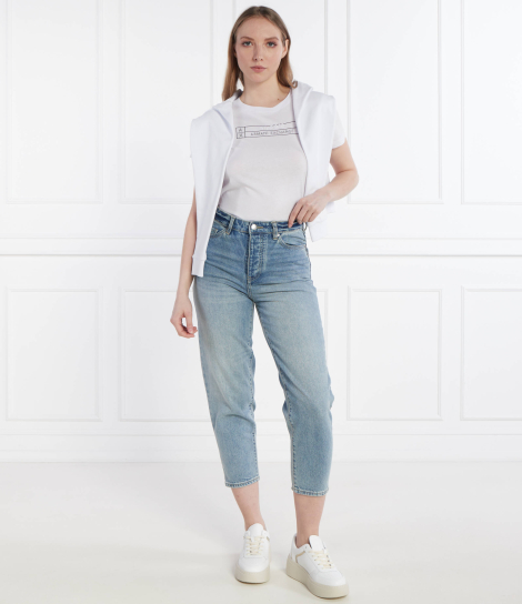 Жіноча футболка Armani Exchange з логотипом 1159835186 (Білий XL)