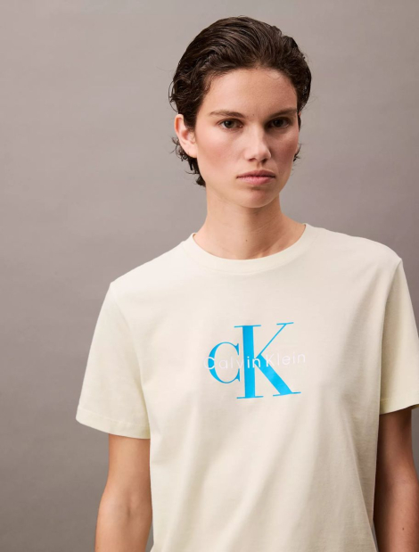 Жіноча футболка Calvin Klein з логотипом 1159836067 (Зелений M)