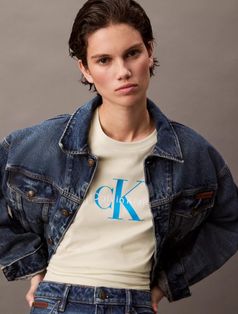 Жіноча футболка Calvin Klein з логотипом 1159836067 (Зелений M)