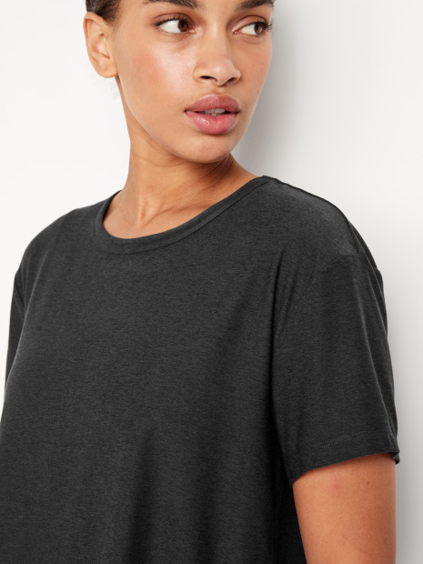 Женская укороченная футболка Old Navy 1159835969 (Серый XS)