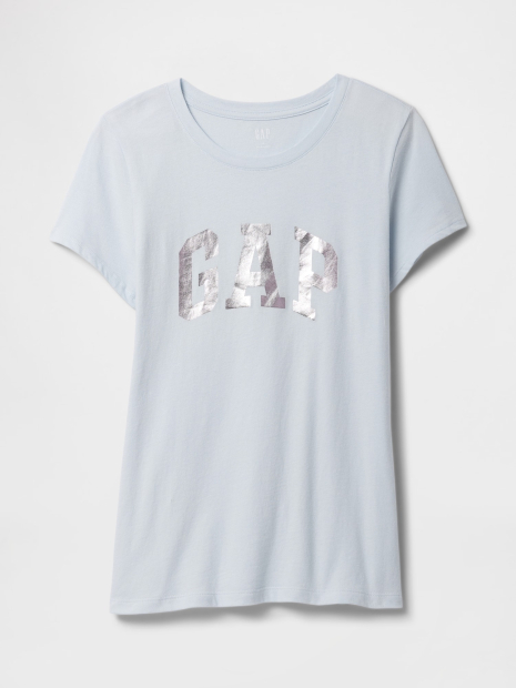 Женская футболка GAP с логотипом 1159836071 (Голубой L)