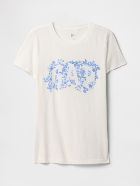 Жіноча футболка GAP з логотипом 1159836587 (Білий M)