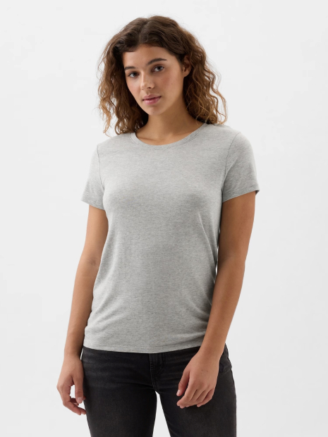 Женская футболка GAP 1159837422 (Серый S)