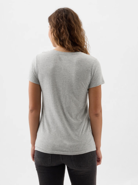 Женская футболка GAP 1159837422 (Серый S)