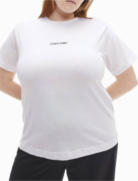 Женская футболка Calvin Klein с логотипом 1159773236 (Белый, 4XL)