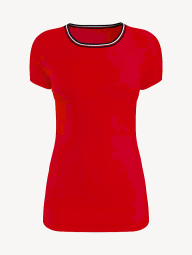 Женская футболка Tommy Hilfiger 1159776061 (Красный, XS)