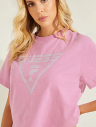 Жіноча укорочена футболка GUESS з логотипом оригінал