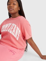 Женская укороченная футболка Tommy Hilfiger 1159776793 (Розовый, XXL)