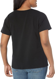 Женская футболка Calvin Klein с логотипом 1159777029 (Черный, 3X)