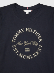 Женская футболка Tommy Hilfiger с логотипом 1159777494 (Синий, XXL)