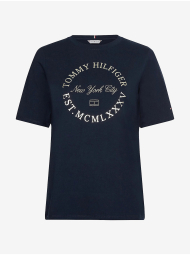 Женская футболка Tommy Hilfiger с логотипом 1159777494 (Синий, XXL)