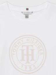 Футболка женская Tommy Hilfiger с логотипом 1159777672 (Белый, 3XL)