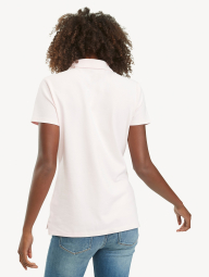 Женское поло Tommy Hilfiger футболка с пуговицами 1159778080 (Розовый, XS)