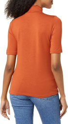 Женская футболка с воротником Karl Lagerfeld Paris 1159779265 (Оранжевый, M)