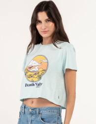 Женская футболка Levi's с принтом 1159779468 (Голубой, XXL)