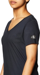 Женская футболка Calvin Klein с логотипом 1159779757 (Синий, XS)