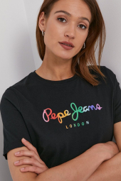 Жіноча футболка Pepe Jeans London з логотипом оригінал