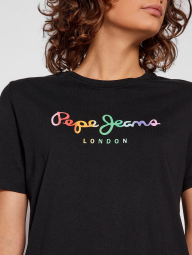 Жіноча футболка Pepe Jeans London з логотипом оригінал