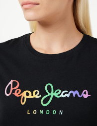 Жіноча футболка Pepe Jeans London з логотипом оригінал