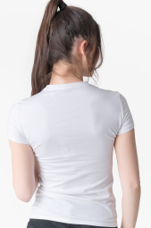 Жіноча футболка GUESS з принтом і стразами оригінал