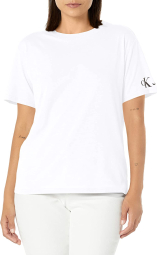 Женская футболка Calvin Klein с логотипом 1159781166 (Белый, XL)
