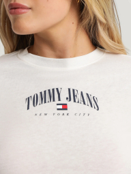 Футболка женская Tommy Hilfiger укороченная 1159782092 (Белый, L)