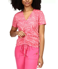 Женская укороченная футболка Michael Kors 1159784449 (Розовый, XL)