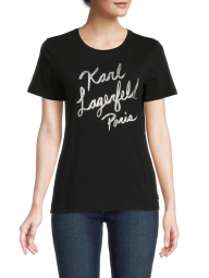 Жіноча футболка Karl Lagerfeld Paris з логотипом оригінал S