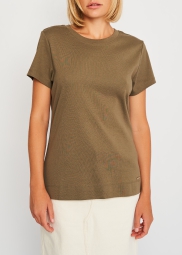Женская эластичная футболка Calvin Klein 1159785569 (Зеленый, L)