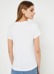 Женская футболка Pepe Jeans London с принтом 1159786427 (Белый, M)