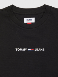 Футболка женская Tommy Hilfiger с логотипом 1159786776 (Черный, L)