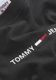 Футболка женская Tommy Hilfiger с логотипом 1159786776 (Черный, L)