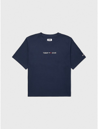 Футболка женская Tommy Hilfiger с логотипом 1159786781 (Синий, L)