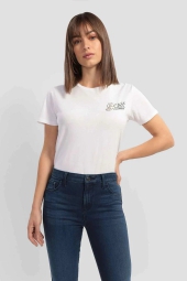 Женская футболка GUESS с принтом 1159792957 (Белый, S)
