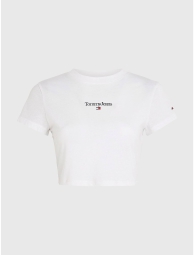 Укороченная женская футболка Tommy Hilfiger топ 1159793266 (Белый, XL)