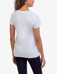 Женская футболка U.S. Polo Assn с логотипом 1159794430 (Белый, L)