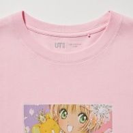 Футболка UNIQLO с принтом The World Of Clamp 1159796794 (Розовый, L)