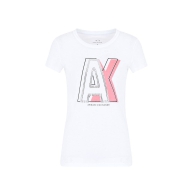 Женская футболка Armani Exchange с логотипом 1159798297 (Белый, M)