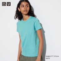 Женская футболка UNIQLO U 1159801797 (Зеленый, XS)